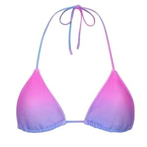 Triangl Bikini Top - Vinca (Blue Pink and Purple) Rainbow